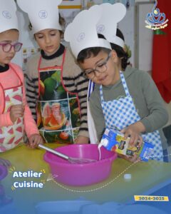 👩‍🍳 Atelier Cuisine à la Maternelle : Nos Petits Chefs en Action au Groupe Scolaire ANNOUR ! 🍓🥐