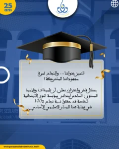 🎓📚 Résultats Officiels – 6ᵉ Année Primaire 📊✨